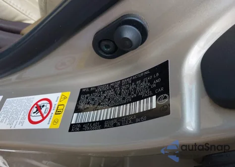 2016 Lexus Es 350 z USA, uszkodzony, nr VIN 58ABK1GGXGU009114